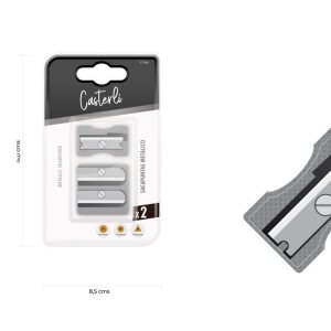 PACK DE 2 AFILADORES METÁLICOS CASTERLI
