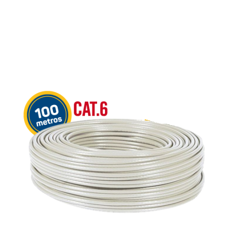 BOBINA CABLE RED UTP CAT6 100 METROS...