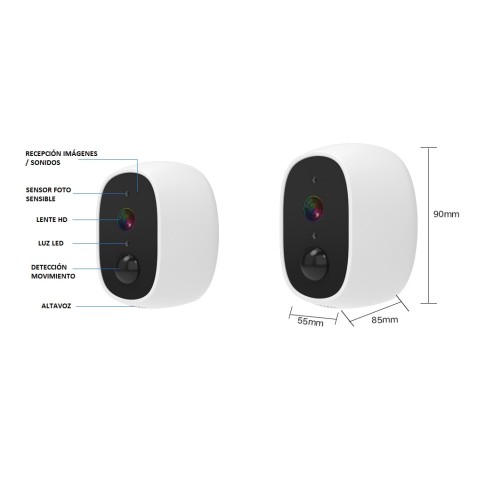 MINI CAMARA VIGILANCIA IP 2MP | WIFI...