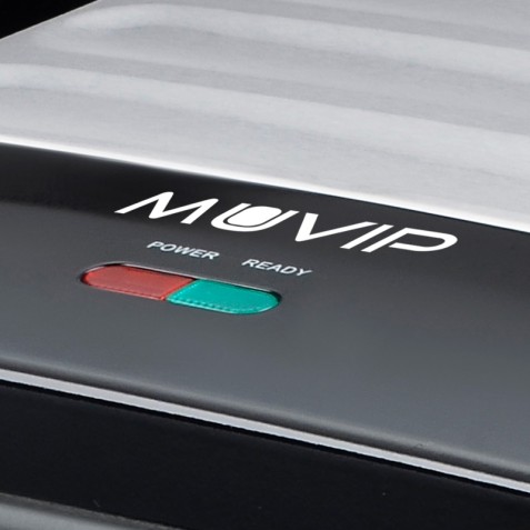 SANDWICHERA GRILL INOXIDABLE 1800W MUVIP