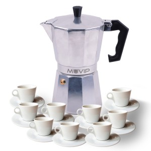 CAFETERA 9 TAZAS ALUMINIO...