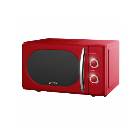 MICROONDAS VINTAGE ROJO 700W. GRUNKEL