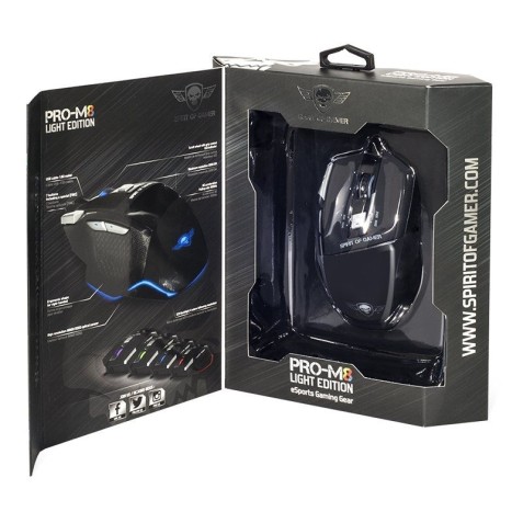 RATÓN SPIRIT OF GAMER PRO-M8 LIGHT...