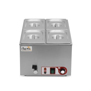 BAÑO MARIA INDUSTRIAL 4 CUBETAS 1200W...