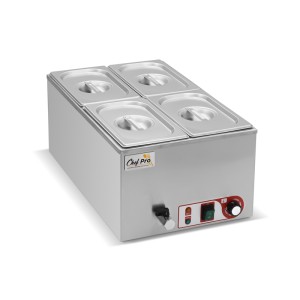 BAÑO MARIA INDUSTRIAL 4 CUBETAS 1200W...