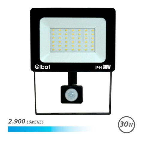 FOCO LED SERIE SLIM 30W CON SENSOR |...