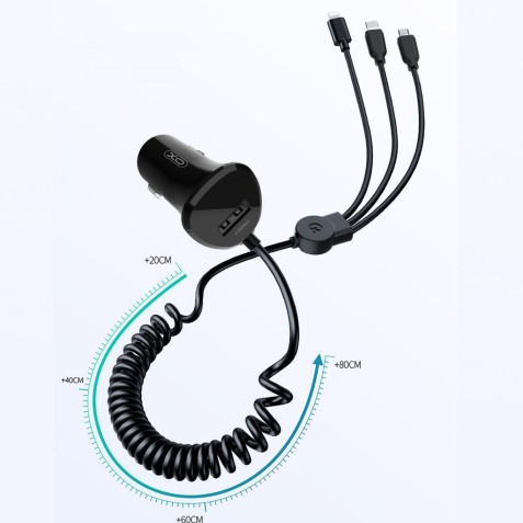 CARGADOR MECHERO CC36 4 EN 1 (MICRO...