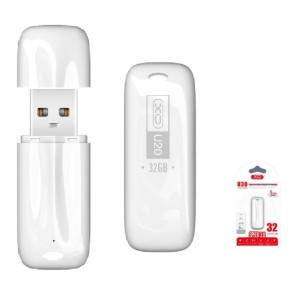 PENDRIVE U20 32GB USB 2.0 BLANCO XO