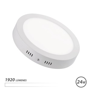 REACONDICIONADO DOWNLIGHT CIRCULAR SOBRE PARED LED 24W LUZ BLANCA ELBAT