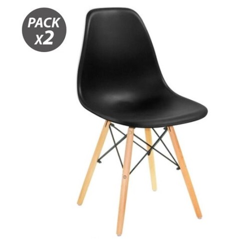 REACONDICIONADO PACK 2 SILLAS DESIGN...