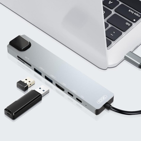 ADAPTADOR TIPO C - HDMI, 2 X USB 3.0,...