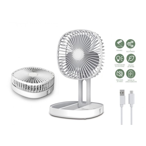 VENTILADOR DE MESA PLEGABLE 4.5W USB...