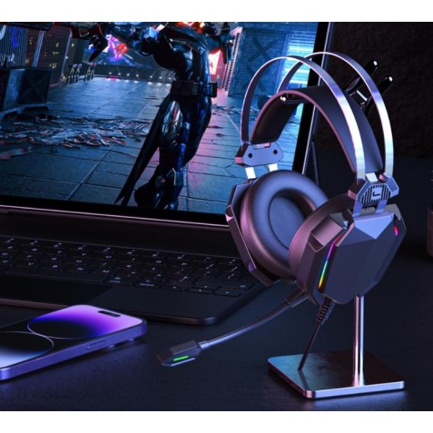AURICULAR GAMING RGB CON MICROFONO...