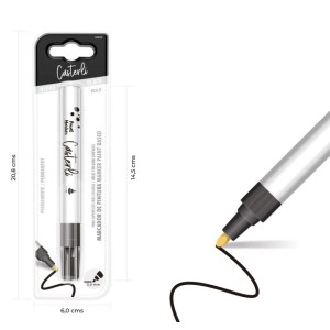 MARCADOR PERMANENTE 3MM COLOR NEGRO CASTERLI