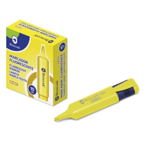 MARCADOR FLUERESCENTE AMARILLO PUNTA...