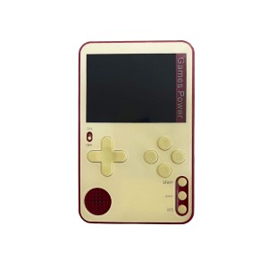 CONSOLA ULTRA FINA PORTATIL 500 JUEGOS ROJO/BLANCO