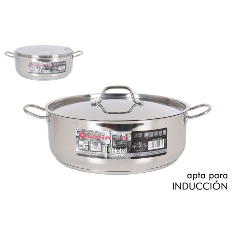 CACEROLA CON TAPA 30CM 0.8MM 7,5...