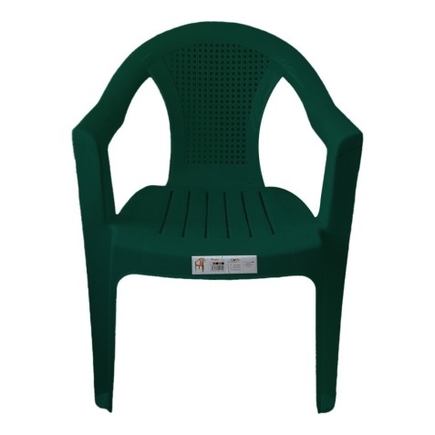 REACONDICIONADA SILLA DE JARDIN VERDE...