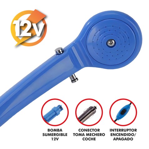 REACONDICIONADA DUCHA PORTÁTIL 12V MUVIP