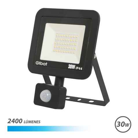 FOCO LED SERIE SLIM 30W CON SENSOR...