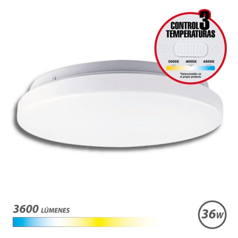 APLIQUE LED TECHO REDONDO 36W |...