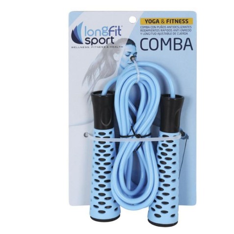 COMBA DE SALTOS REGULABLE AZUL LONGFIT