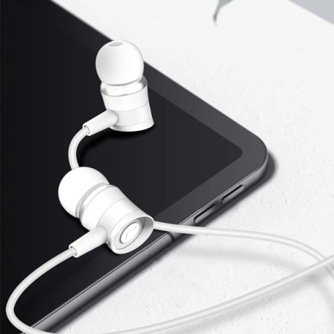 AURICULAR + MICROFONO EP20 MUSIC NEGRO