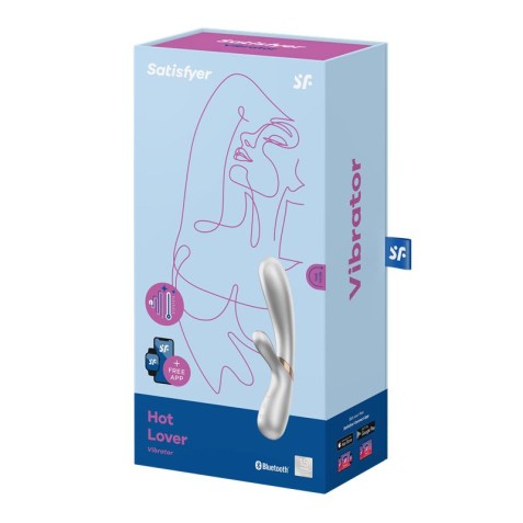VIBRADOR HOT LOVER SILVER/CHAMPAGNE...