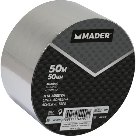 CINTA DE ALUMINIO ADHESIVA 50M X 50MM...