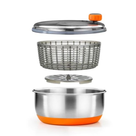 CENTRIFUGADOR + BOL ACERO ENSALADA...