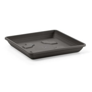 PLATO PARA MACETA CUADRADA DE 32CM ANTRACITA BLIM