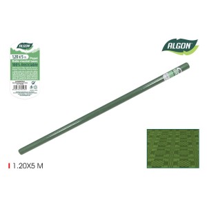 ROLLO MANTEL DE PAPEL 1.2 X 5 METROS ESTAMPADO VERDE