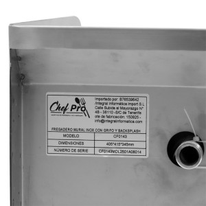 FREGADERO MURAL ACERO INOX...