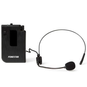 MICRÓFONO INALÁMBRICO DE PETACA FONESTAR MSHT-19 - 188.5MHZ