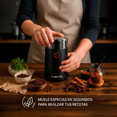 MOLINILLO ELÉCTRICO DE CAFÉ Y...