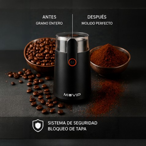 MOLINILLO ELÉCTRICO DE CAFÉ Y...