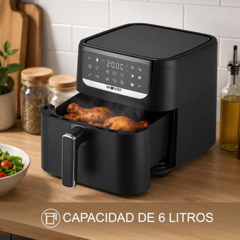FREIDORA AIRE CALIENTE AIRCOOK 6...