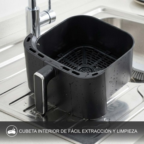 FREIDORA AIRE CALIENTE AIRCOOK 6...