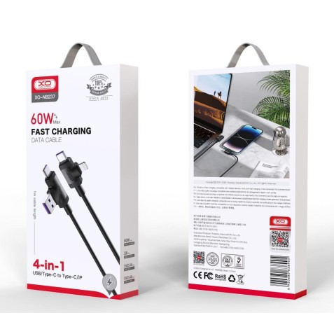 CABLE NB237 CARGA RAPIDA 4 EN 1 |...