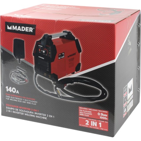 INVERTER ELECTRODO-HILO 140AMP MADER