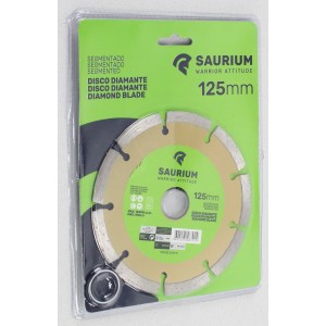 DISCO DIAMANTE SEGMENTADO 125MM SAURIUM