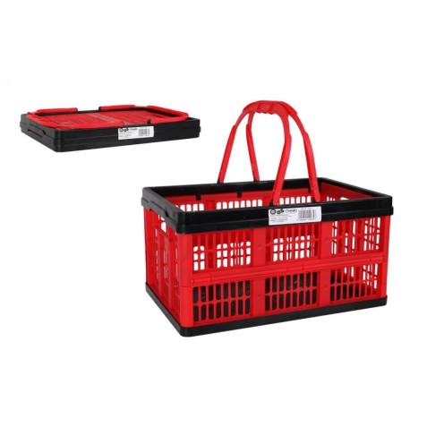CAJA PLEGABLE 16 LITROS CON ASAS ROJA...