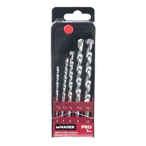 JUEGO 5 BROCAS WIDIA PROFESIONAL MADER