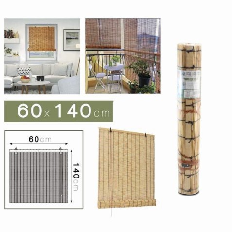 ESTOR ENROLLABLE EFECTO BAMBU 60X140CM