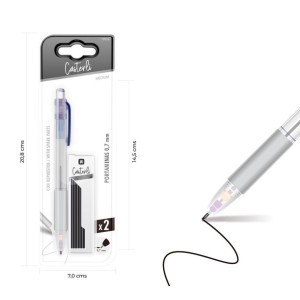 PORTAMINAS 0.7MM CON REPUESTOS CASTERLI
