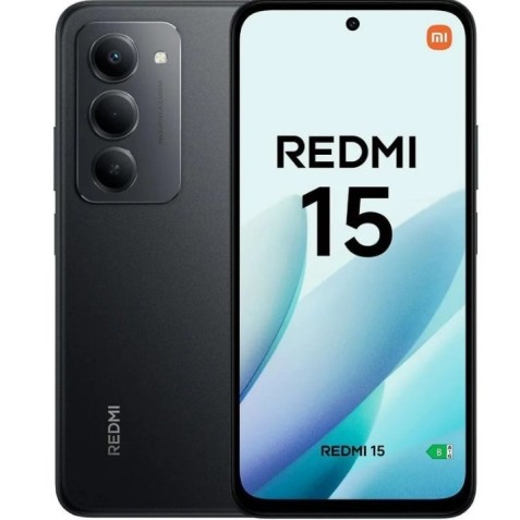 SMARTPHONE REDMI 15 NEGRO 6.9" | 8GB...