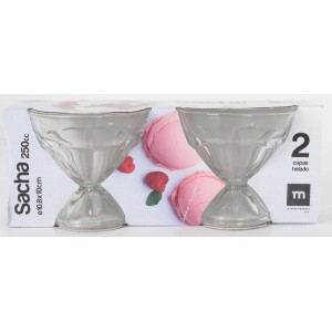SET 2 COPAS HELADO 250CC SACHA LA...