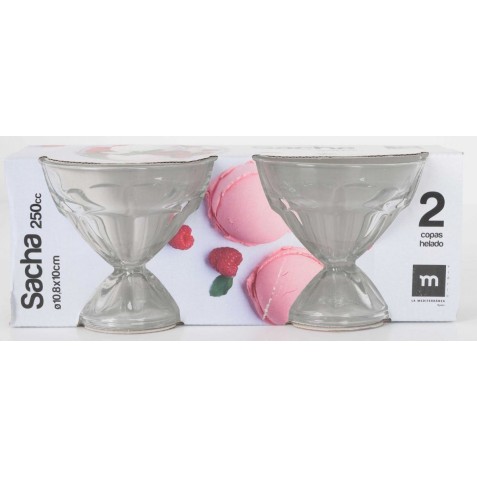 SET 2 COPAS HELADO 250CC SACHA LA...