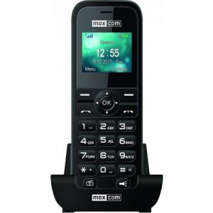 REACONDICIONADO TELEFONO FIJO INALAMBRICO CON SIM 3G MM36D MAXCOM NEGRO