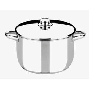 OLLA DE ACERO INOXIDABLE 24CM 6...